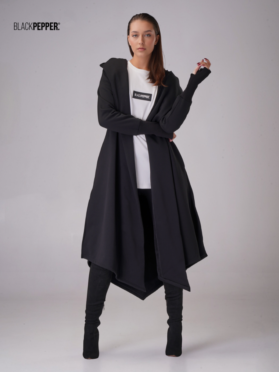 BLACK INSULATED MANTIE