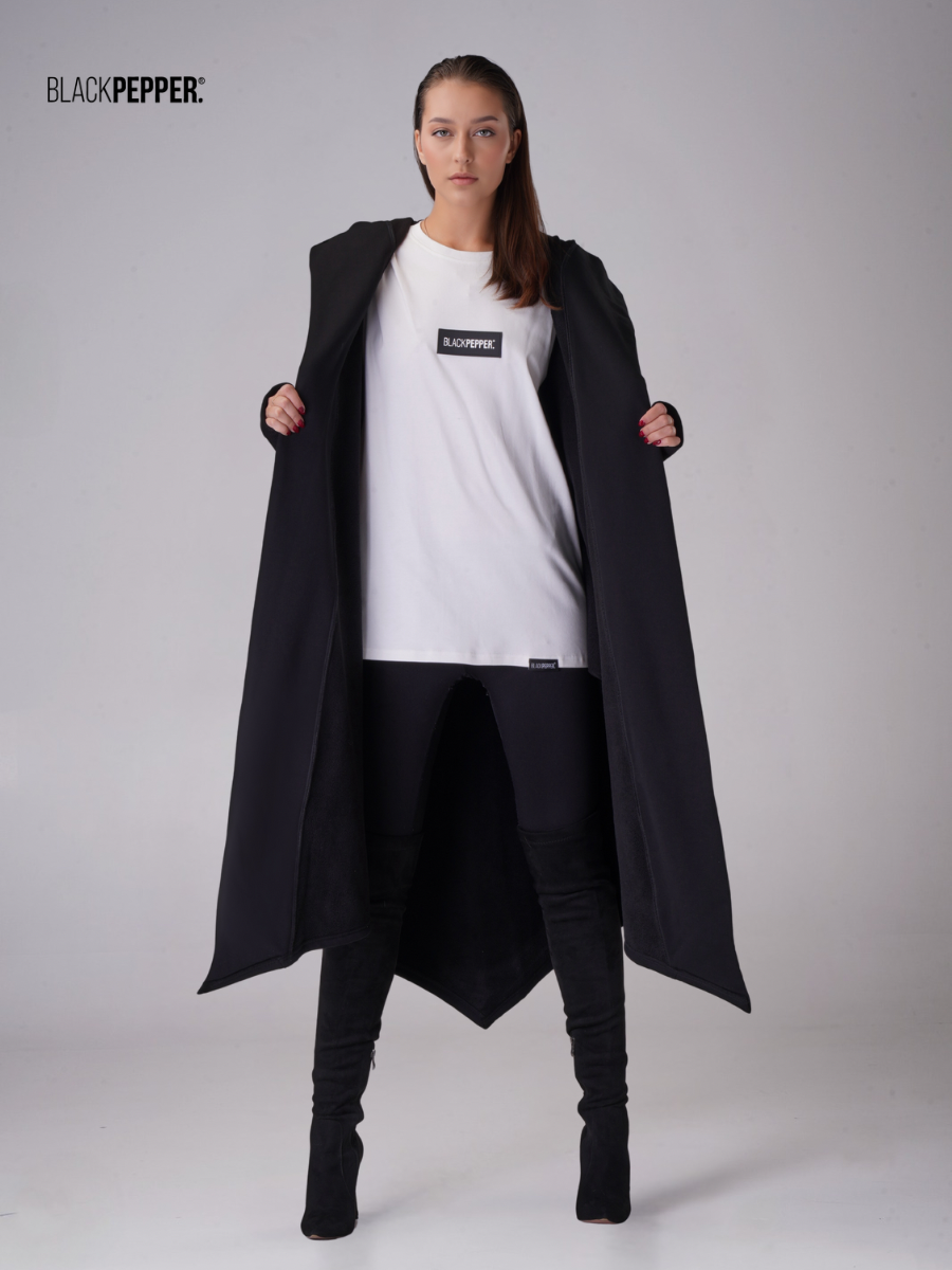 BLACK INSULATED MANTIE