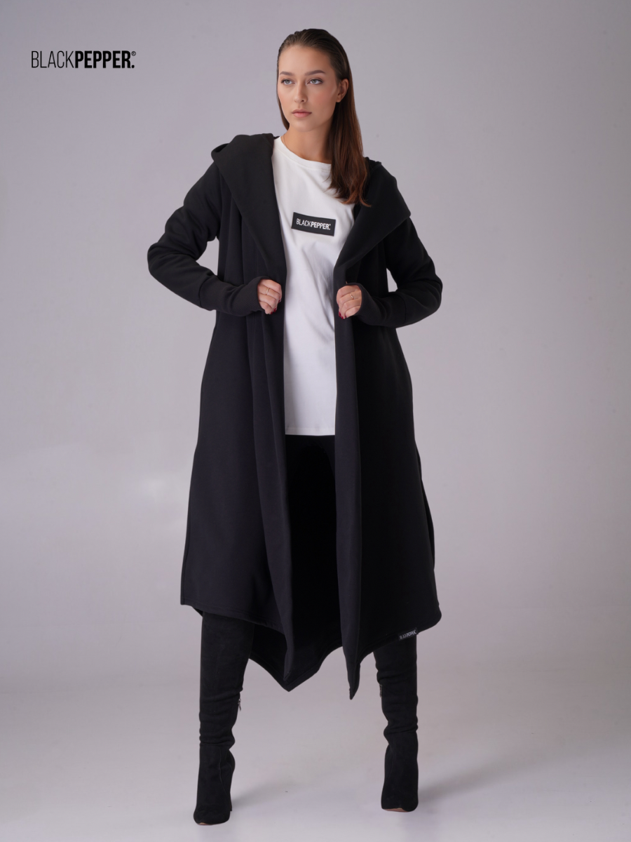 BLACK INSULATED MANTIE