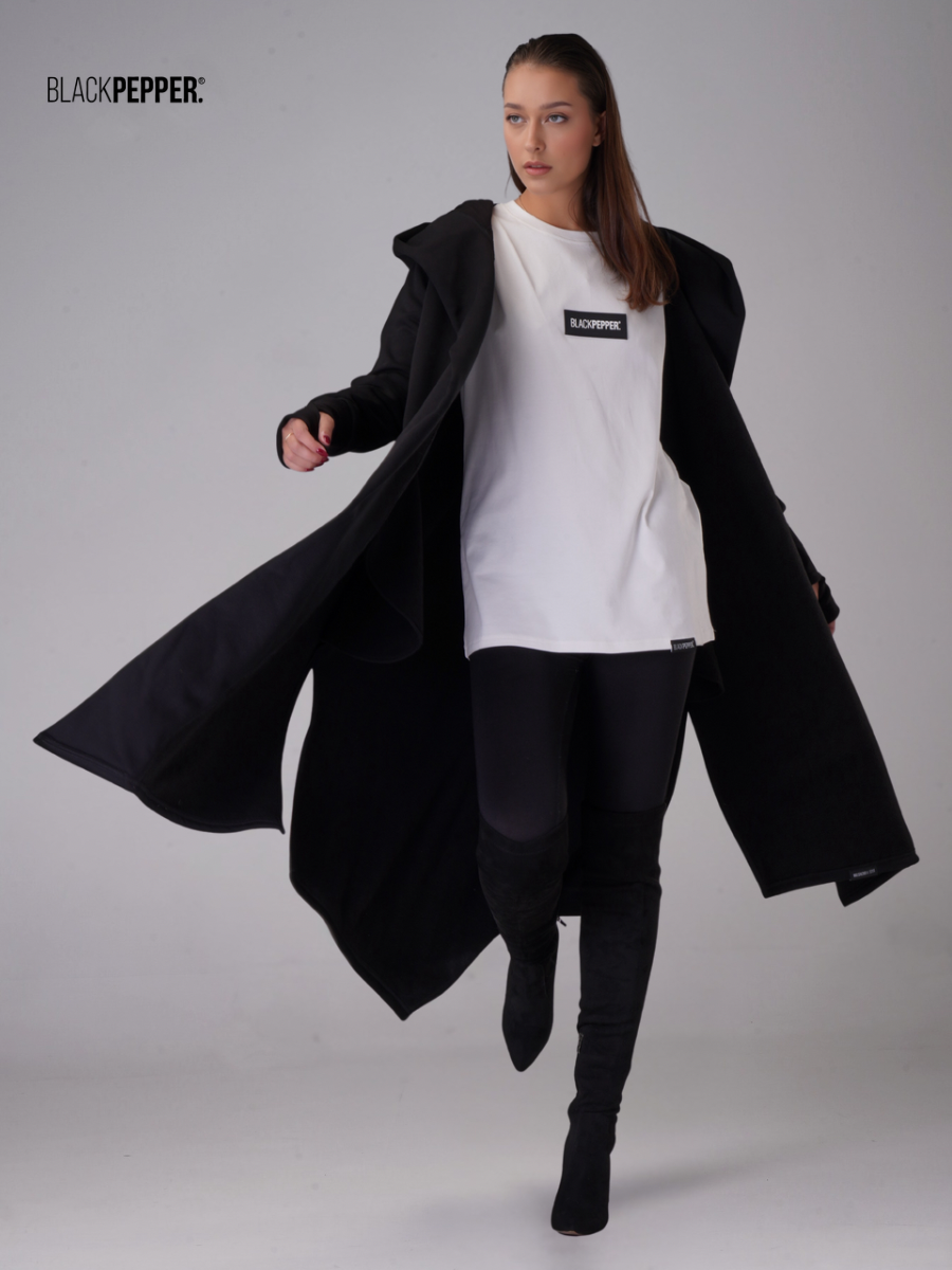 BLACK INSULATED MANTIE