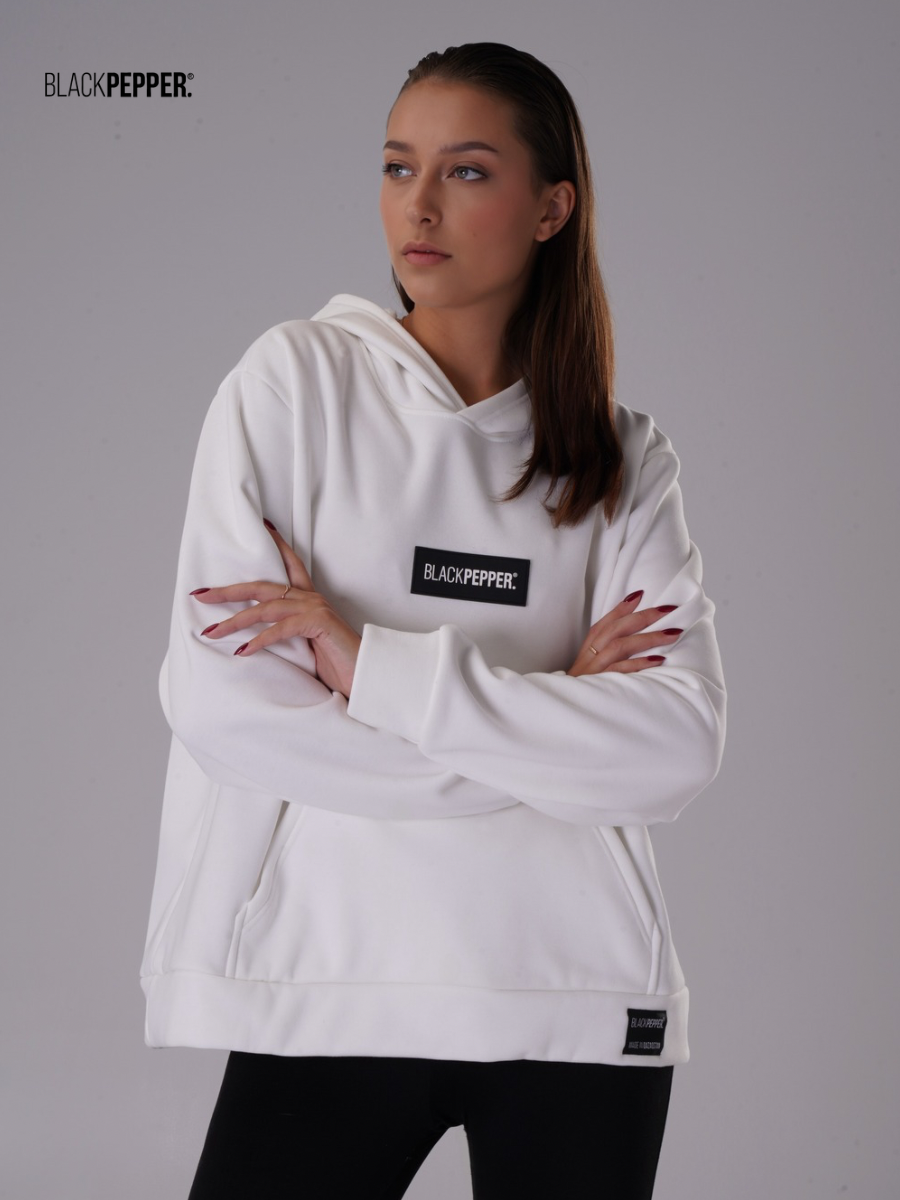 INSULATED HOODIE WITH PATCHES