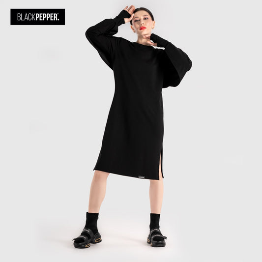 BLACK SAKURA DRESS