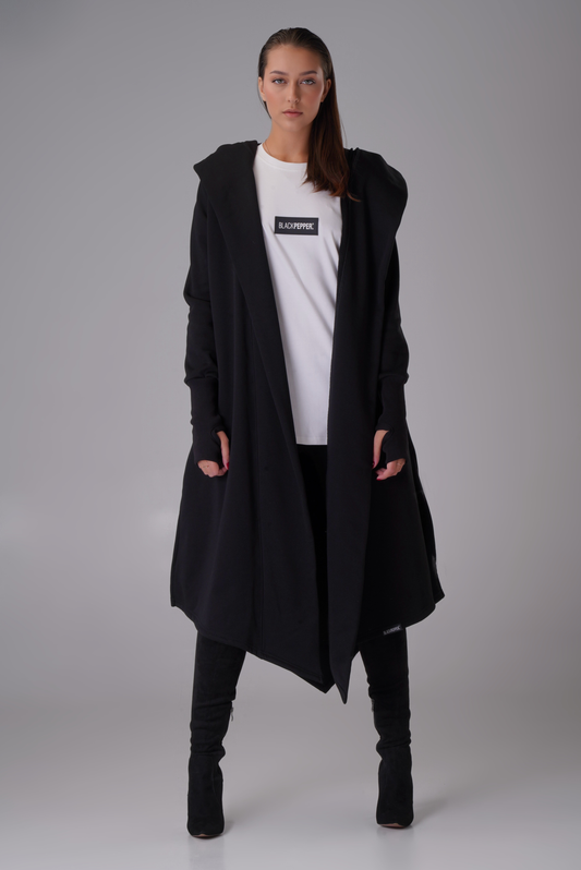 BLACK INSULATED MANTIE