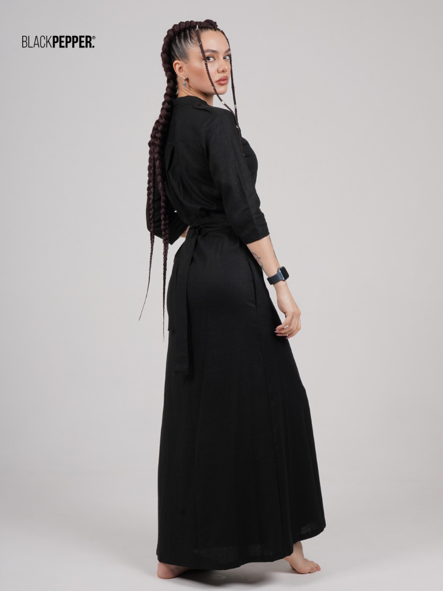 LEINEN MAXI DRESS