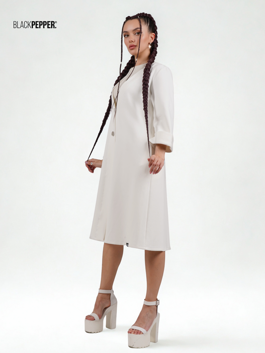 ANTIQUE WHITE PLIÉ JAKET