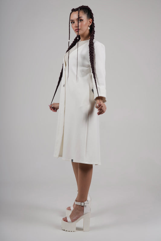 ANTIQUE WHITE PLIÉ JAKET