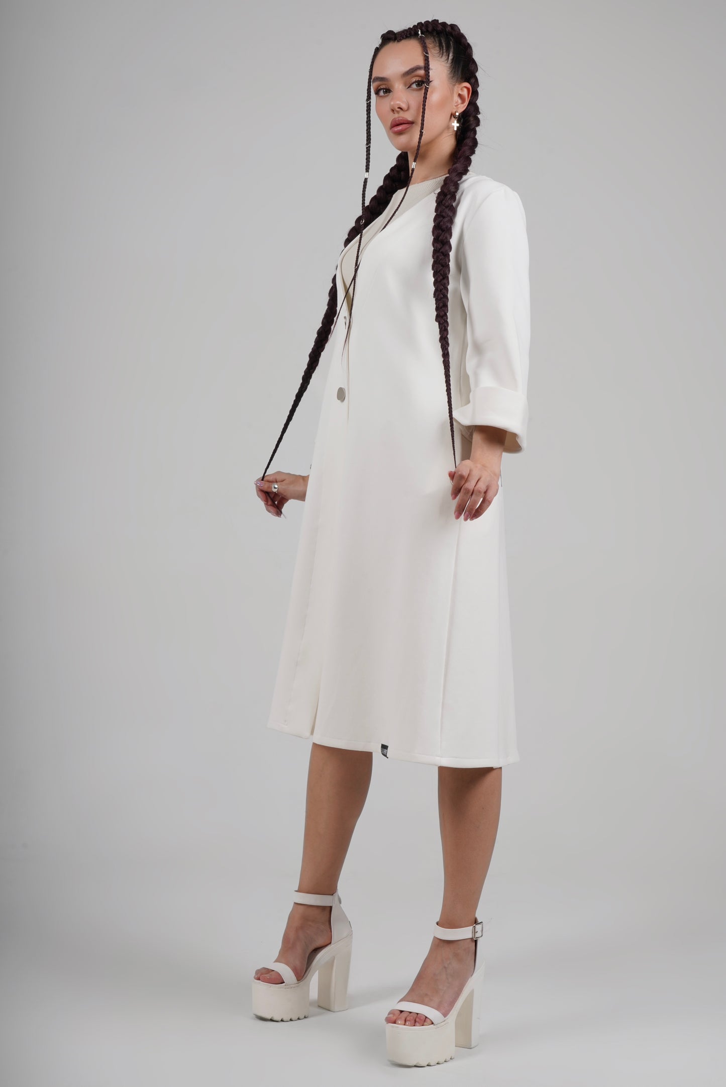 ANTIQUE WHITE PLIÉ JAKET