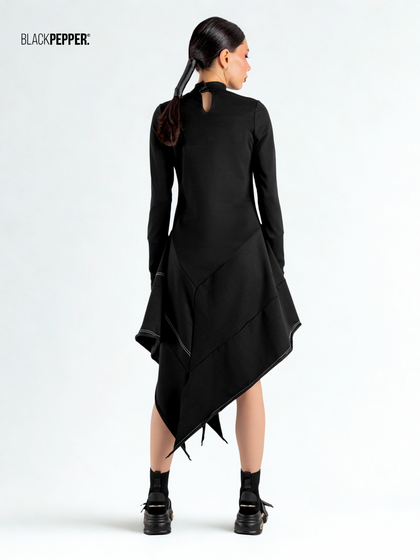 BIRD OF PARADISE FLOWER DRESS