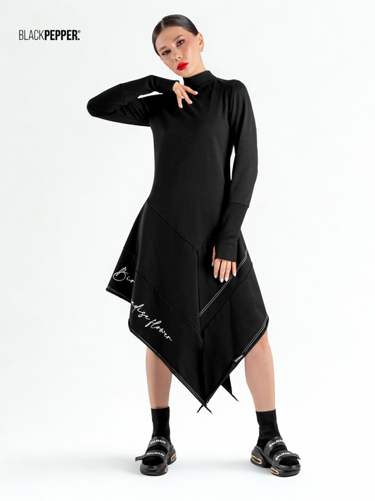 BIRD OF PARADISE FLOWER DRESS